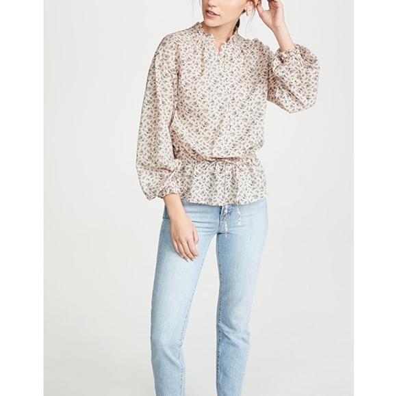 NEW Joie Senaya Floral Pink Top Small - Picture 3 of 15